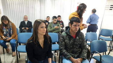 Natalia Rojas, presente en el jury a Palacios.&nbsp;