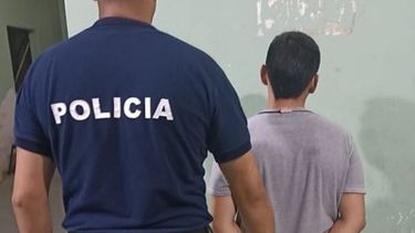 causo danos en una vivienda y fue aprehendido