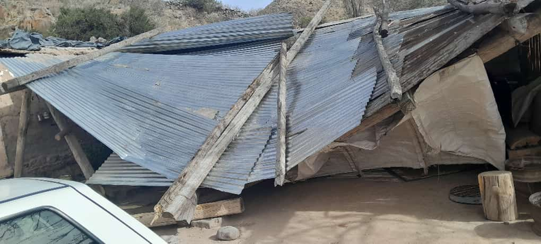Fuertes vientos en Capayán ocasionaron serios daños