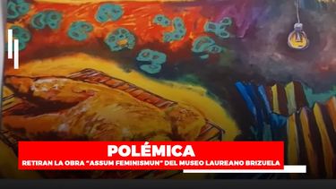 polemica: retiran la obra assum feminismun (asado feminista)