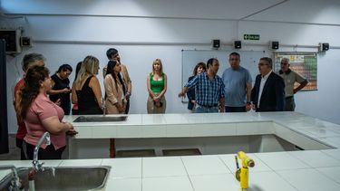 dejaron inauguradas las obras de refaccion de la escuela de mineria