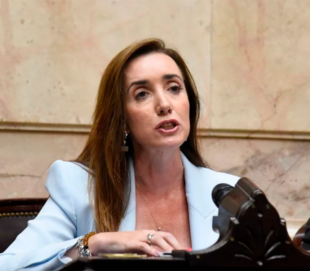 La vicepresidenta VIctoria Villarruel cargó contra la CGT