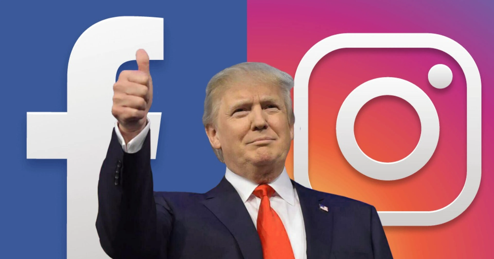 META habilitó nuevamente las cuentas de Donald Trump.