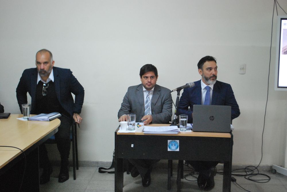 Acusado. Laureano Palacios junto a Camps, su abogado.&nbsp;
