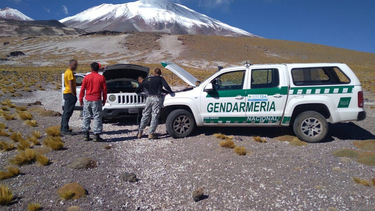 auxiliaron a un andinista extraviado en el volcan incahuasi