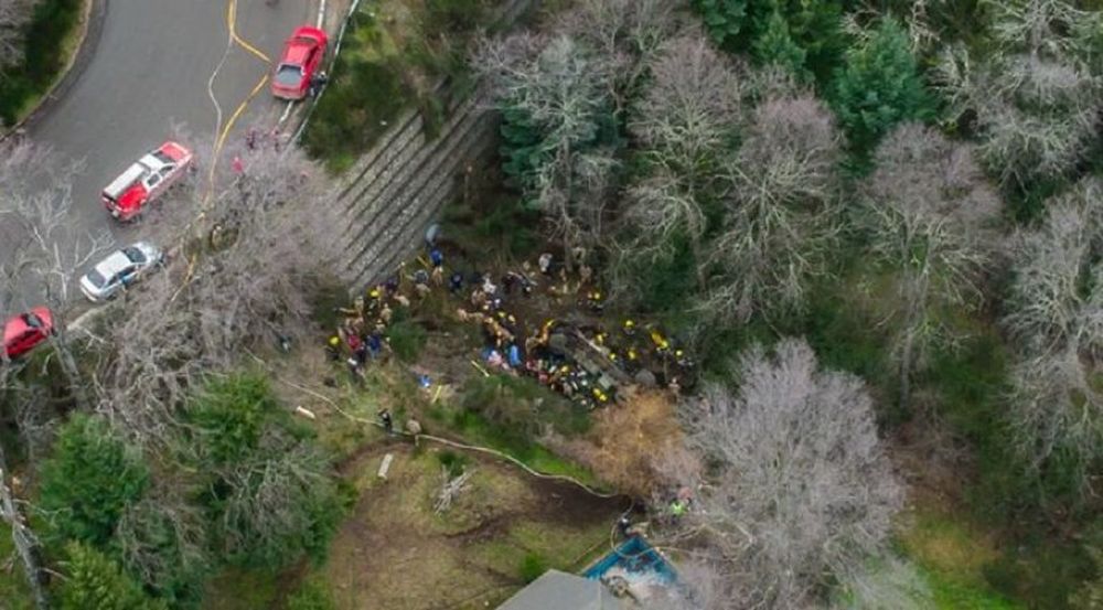 Desbarranco un camión del ejército