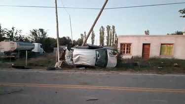 Grave accidente en el ingreso a Belén