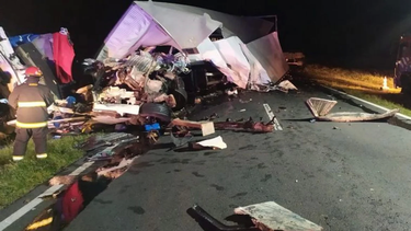 tragedia en cordoba: dos camioneros murieron en un choque frontal