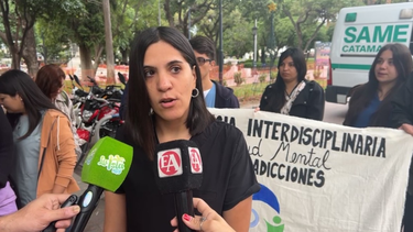 profesionales de la risam se manifestaron en la plaza 25 de mayo: apelamos a que la provincia pueda sostener este programa