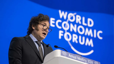 milei hablo en el foro de davos: el capitalismo de libre comercio es el unico sistema justo
