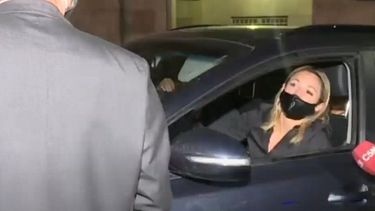 velorio del diez: a rocio oliva le impidieron la entrada directa y la mandaron a hacer la fila