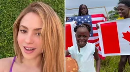 Shakira invitó a un grupo de niños de Uganda como bailarines del show de medio tiempo