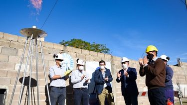 Los vecinos del barrio 100 Viviendas Sur ya tienen gas natural