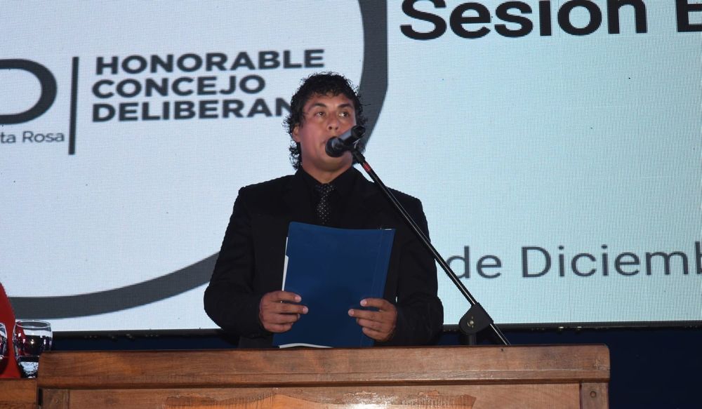Mario Páez. Intendente de Santa Rosa.&nbsp;