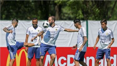 argentina regreso a las practicas tras el debut