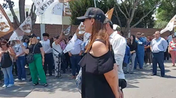 Empleados judiciales se manife frente a Casa de Gobierno