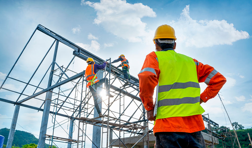 Crece el empleo en la construcción.