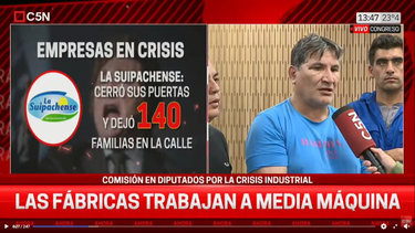 exempleados de neba expusieron la crisis tras el cierre de la fabrica