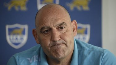 Emoción. Ledesma expresó su dolor por la falta de resultados.