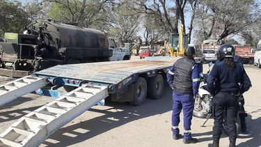 Operario del municipio de Valle Viejo sufrió un grave accidente