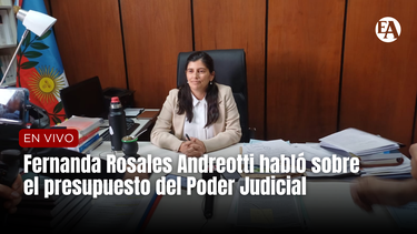 Fernanda Rosales Andreotti habló sobre el presupuesto del Poder Judicial