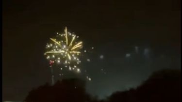 Polémica por show de fuegos artificiales de una empresa minera