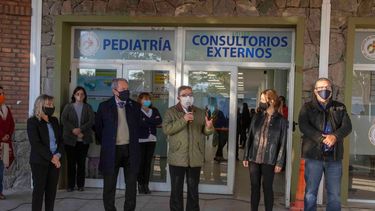 Jalil inauguró reformas en el hospital de Villa Dolores
