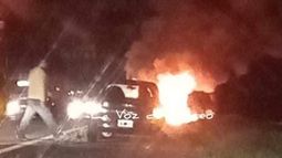 Recreo: tres muertos en un impactante choque en la ruta 157