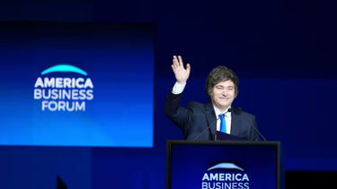 milei convoco a un gran consenso capitalista y le agradecio a trump