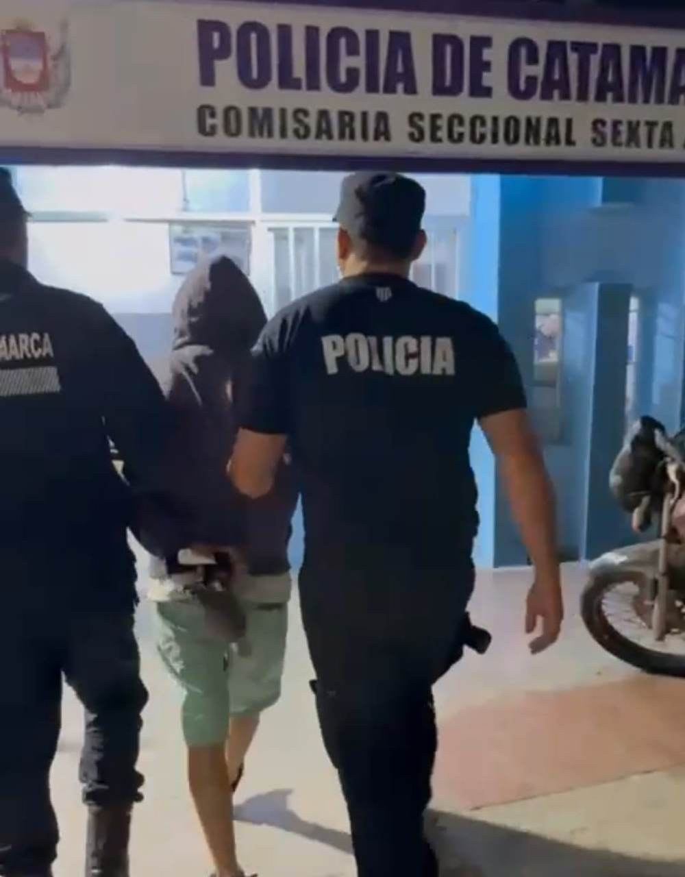 Cazados por drones: dos detenidos en un operativo policial