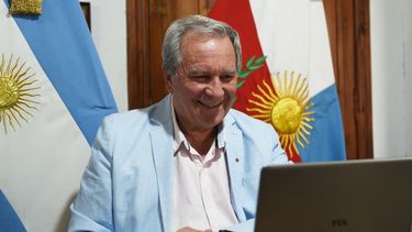 El Vicegobernador Dusso, junto al embajador argentino en China