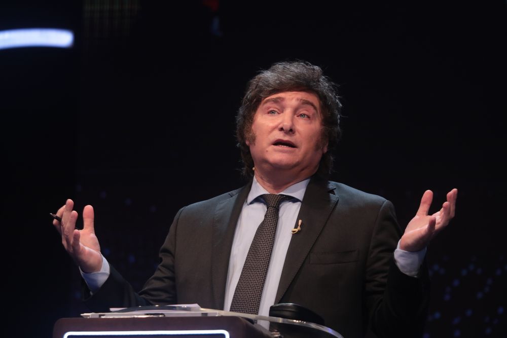 Candidato a presidente de La Libertad Avanza. Javier Milei.