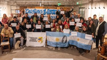 se realizo un evento en villa dolores en repudio del atentado a cristina kirchner