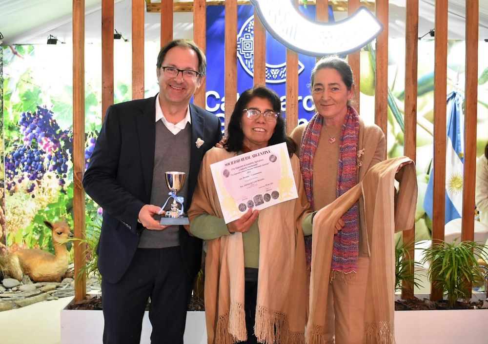 Premiación en la Expo Rural.&nbsp;