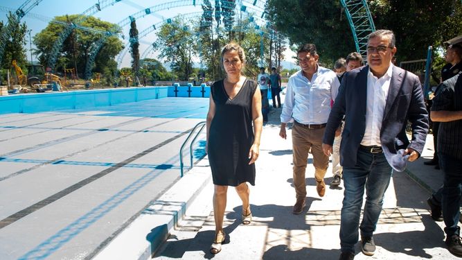 Raúl Jalil realizó su primera visita oficial a Valle Viejo