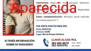 aparecio la joven que era intensamente buscada