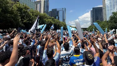 locura albiceleste en dallas