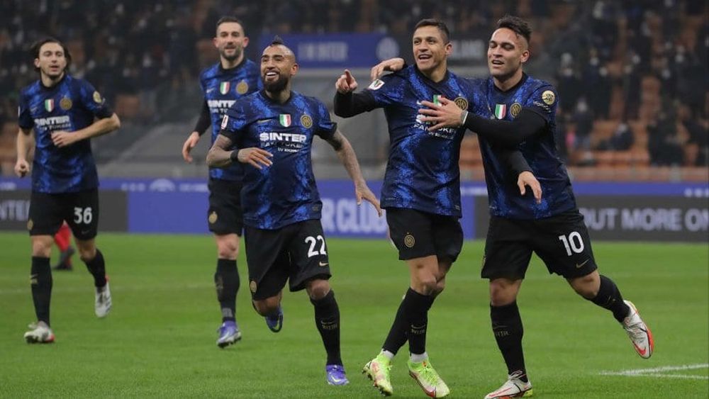 Desahogo. El Inter festeja y se afirma en la cima de la Serie A.&nbsp;