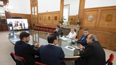 Previa. Los gobernadores se reunieron con el Ministro del interior antes del encuentro con Milei.&nbsp;