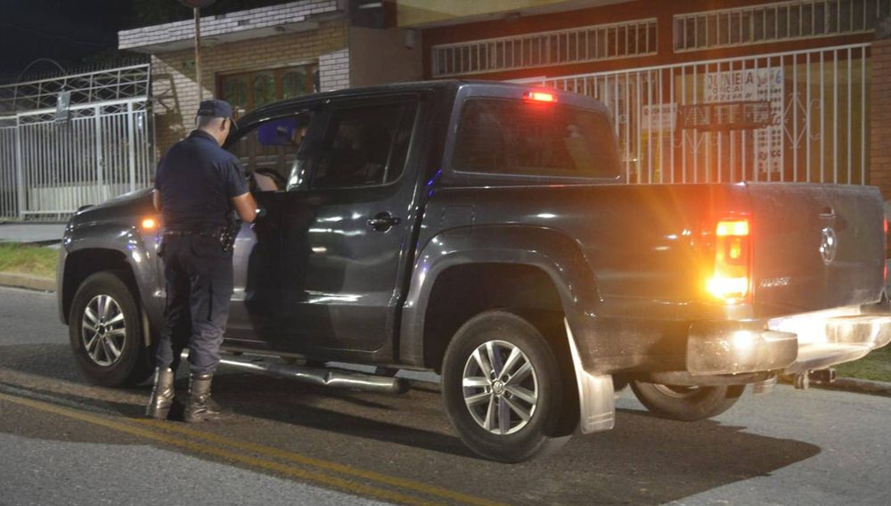 Calles. Se poblaron con la presencia de personal policial.