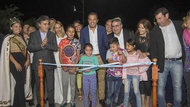 Jalil inauguró el Paseo de la Costanera en Santa María