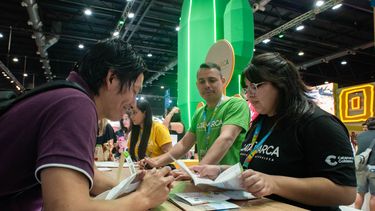 Stand. La provincia acercó su variada oferta turística y cultural.