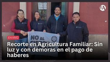 Recorte en Agricultura Familiar: Sin luz y con demoras en el pago de haberes