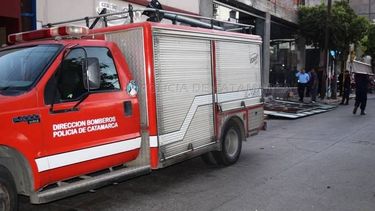 Se incendió un supermercado en el sur de la Capital