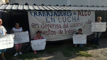 los trabajadores de alco opinaron sobre el conflicto en la fabrica