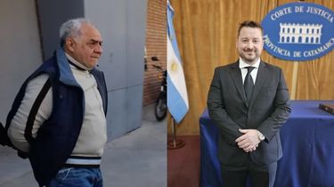 Rasgido (izquierda) debió ser internado una vez más. Acs Acuña (derecha) fue cuestionado por la querella.