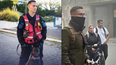 polemica: difunden videos de un supuesto infiltrado en marcha de jubilados