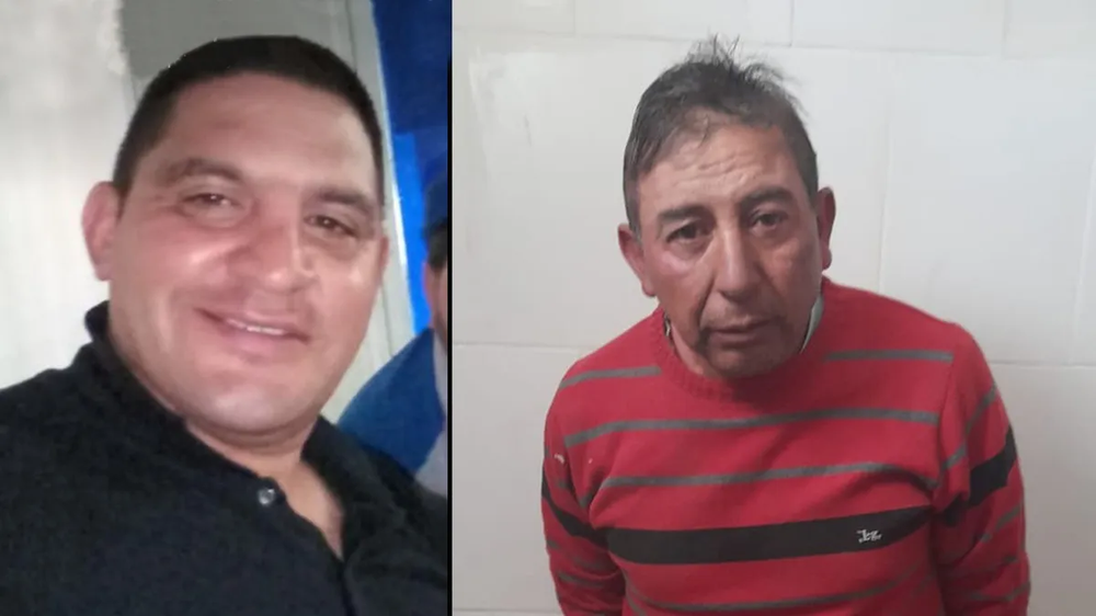 Crimen. El policía Diego Chávez y José Aguilar, el acusado.