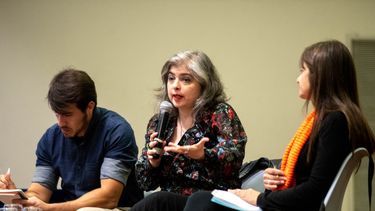 Mariana Enríquez brindó un taller de escritura en la sala Ezequiel Soria