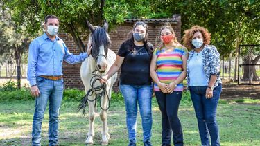 Entrega. Equinoterapia Catamarca recibió su primer caballo.
